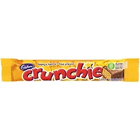Cadbury Crunchie Chocolatey Candy Bar, Prepared in Canada