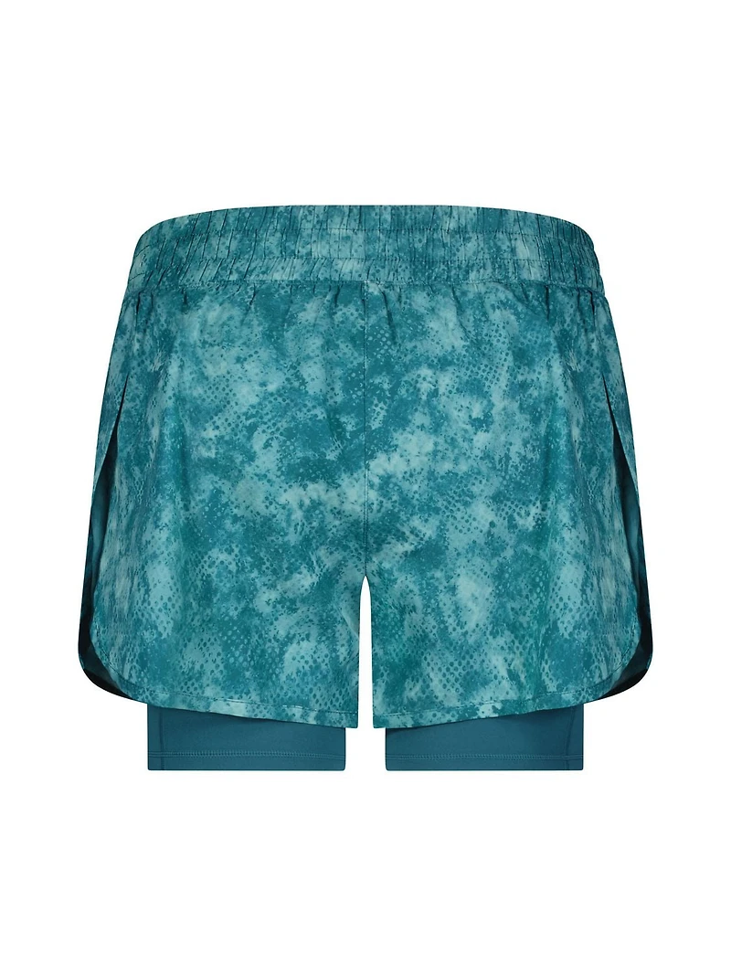 Short imprimé haute performance 2 en 1 « Sprinter » pour femme de Reebok