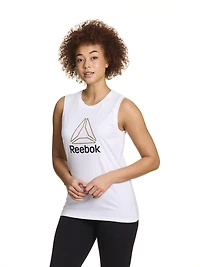 Débardeur graphique « Metallic Delta » Reebok pour femme