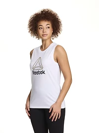 Débardeur graphique « Metallic Delta » Reebok pour femme