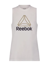 Débardeur graphique « Metallic Delta » Reebok pour femme