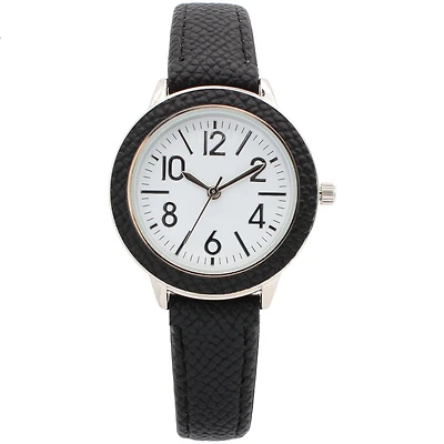 Ladies Black Strap Watch, Ladies Fashion Watch