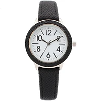 Montre  pour femme avec bracelet noir Montre tendance pour femmes