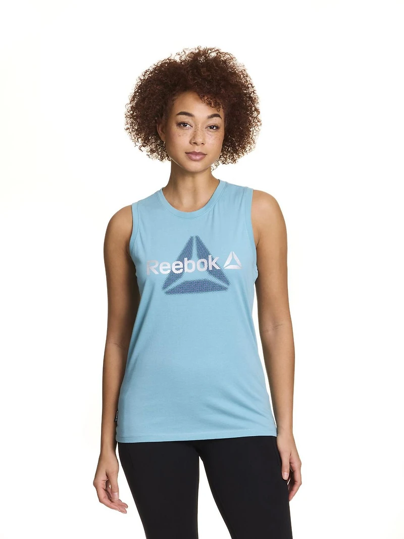 Reebok Women’s ‘Dot Screen Delta’ Graphic Tank Top