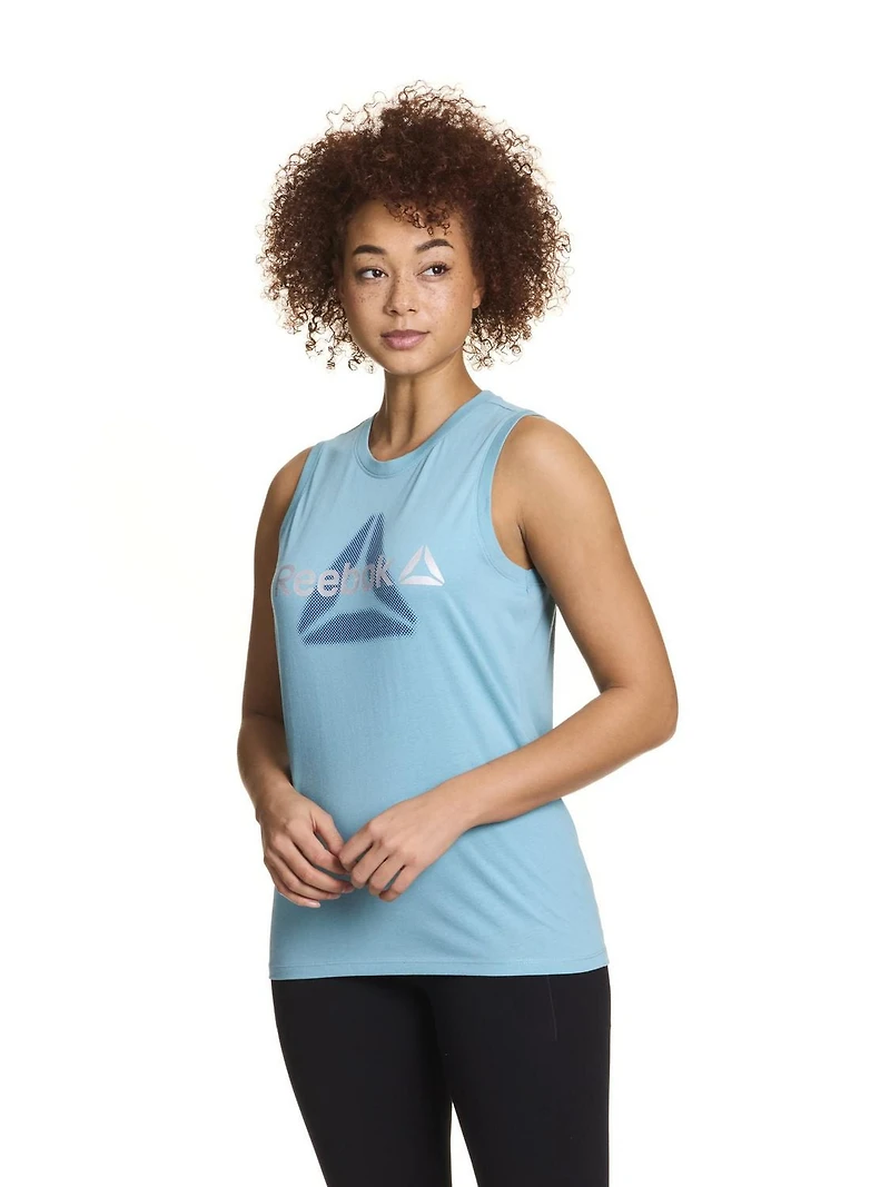 Reebok Women’s ‘Dot Screen Delta’ Graphic Tank Top