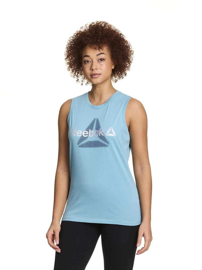 Reebok Women’s ‘Dot Screen Delta’ Graphic Tank Top