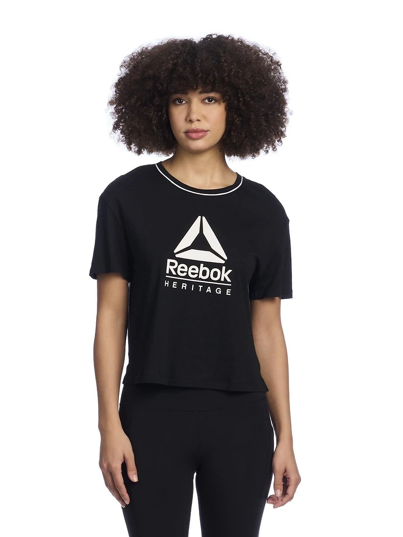 Reebok Women’s ‘Practice’ Cropped Tee
