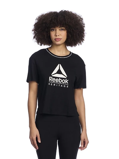 Reebok Women’s ‘Practice’ Cropped Tee