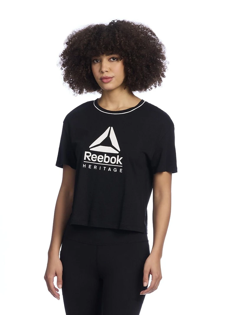 Reebok Women’s ‘Practice’ Cropped Tee