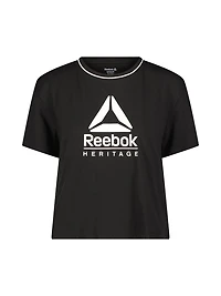 Reebok Women’s ‘Practice’ Cropped Tee