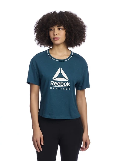 Reebok Women’s ‘Practice’ Cropped Tee