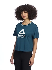 Reebok Women’s ‘Practice’ Cropped Tee