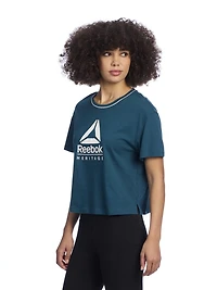 Reebok Women’s ‘Practice’ Cropped Tee