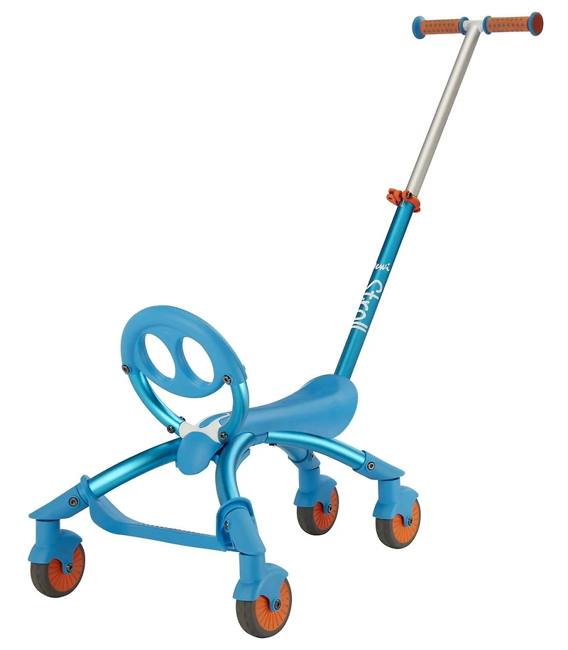 YBIKE Pewi – Trotteur poussette jouet à enfourcher pour enfant, rose