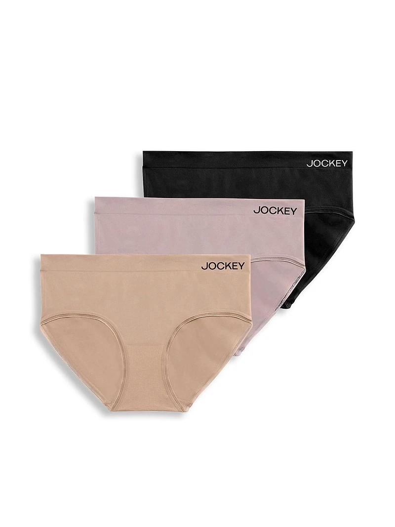 Jockey® Essentials Women's Seamfree® Eco Hipster - 3 Pack, Eco Hipster