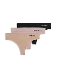 Tanga écologique Essentials Seamfree® de Jockey® – paquet de 3 Tanga écologique Essentials Seamfree®