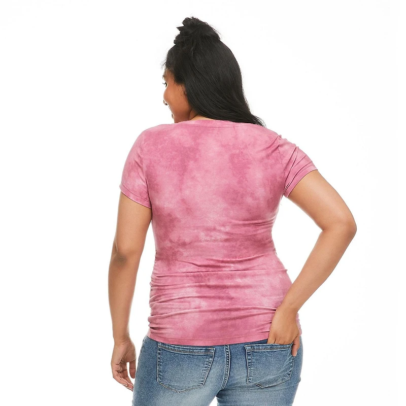 Paisley Sky Maternity Basic V-Neckline Tee