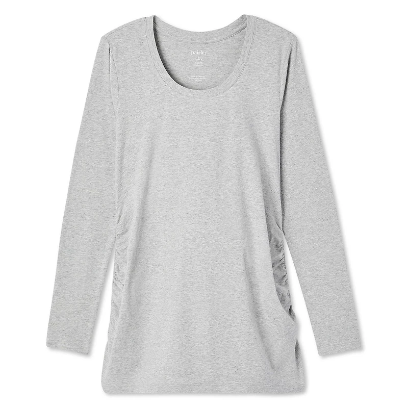 Paisley Sky Maternity Long Sleeve Tunic