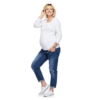 Paisley Sky Maternity Long Sleeve Tunic