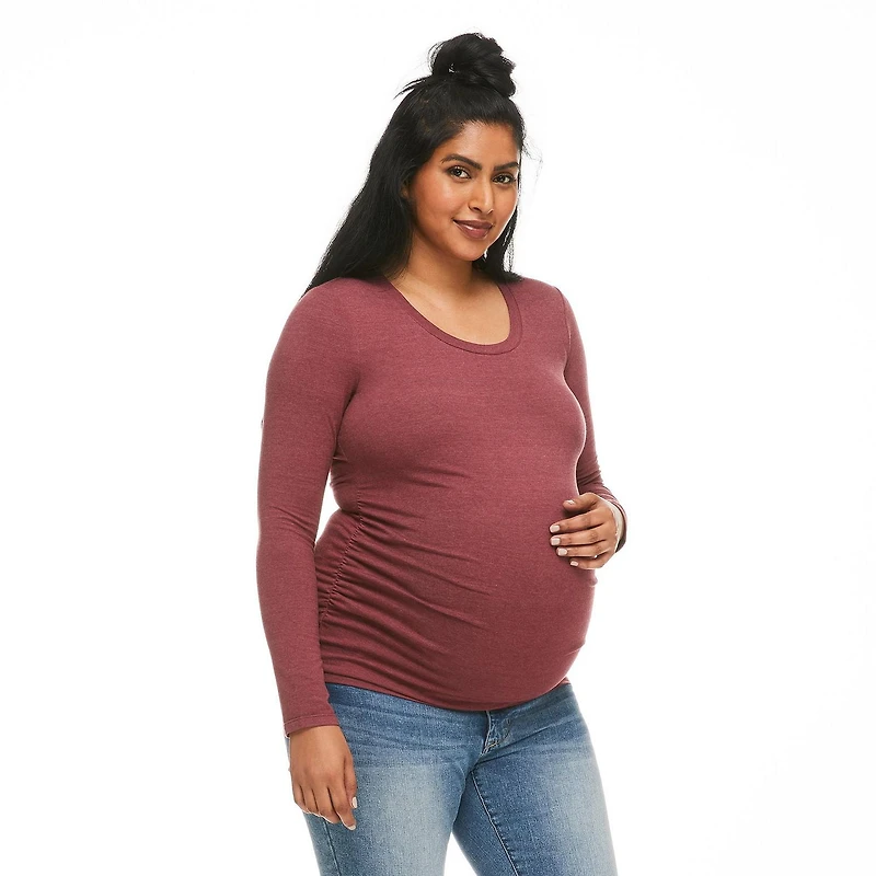 Paisley Sky Maternity Long Sleeve Tunic