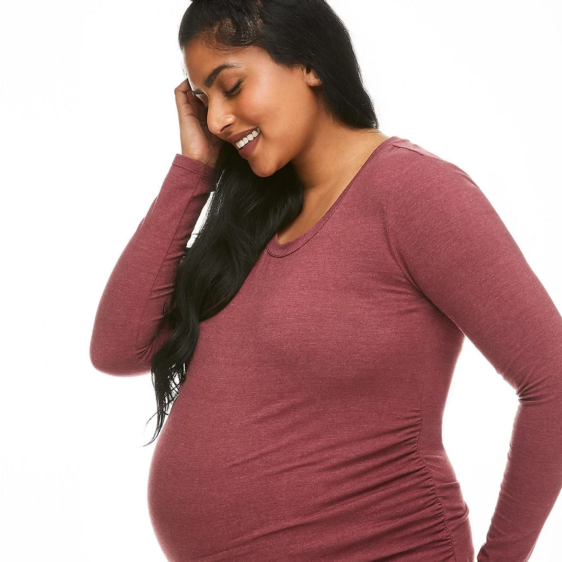 Paisley Sky Maternity Long Sleeve Tunic