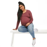 Paisley Sky Maternity Long Sleeve Tunic