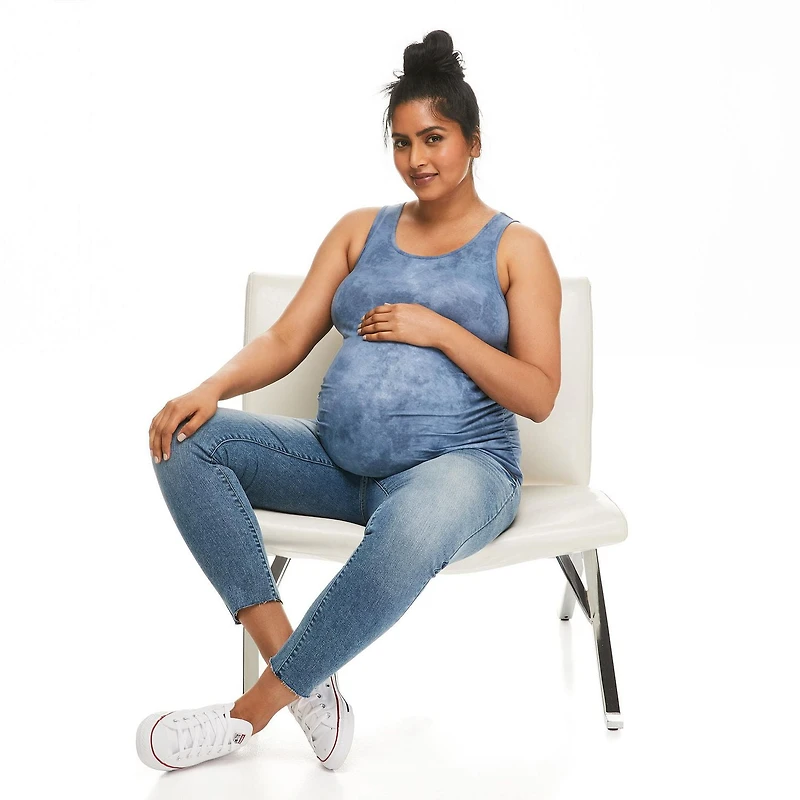 Paisley Sky Maternity Jersey Tank