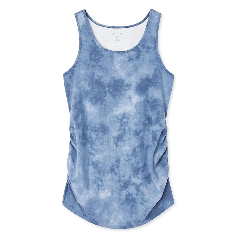 Paisley Sky Maternity Jersey Tank