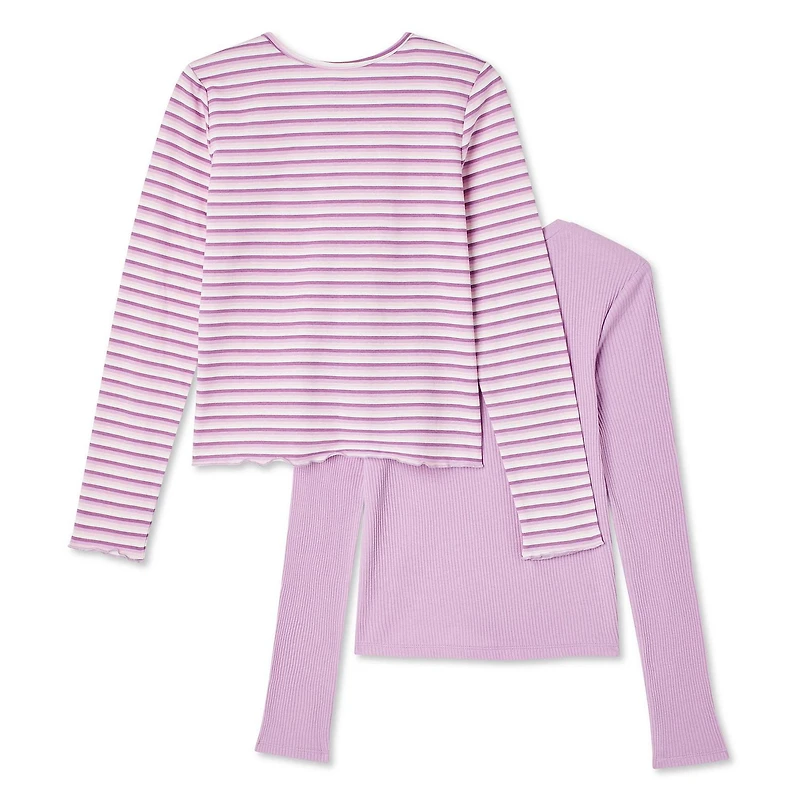 George Girls' Long Sleeve Tees 2-Pack