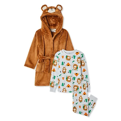 Ensemble 3 pièces avec pyjama et robe de chambre George pour petits garçons