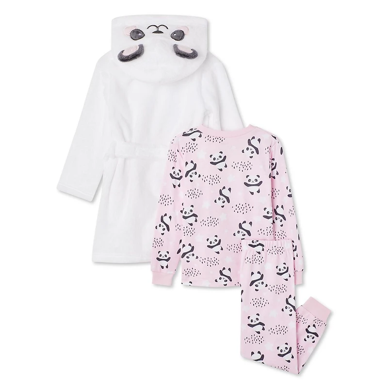 Ensemble 3 pièces avec pyjama et robe de chambre George pour petites filles