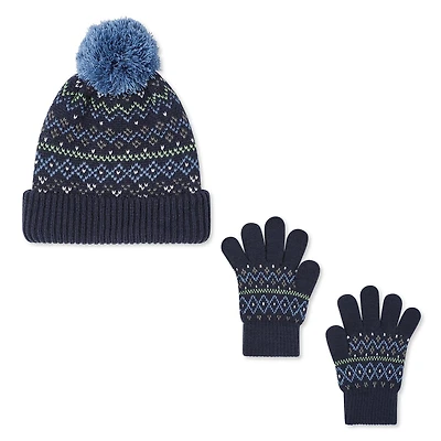 George Boys' Hat and Gloves 2-Piece Set