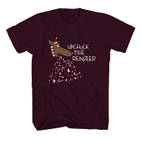 George t-shirt laid de noël pour homme - <br>Dégueuler le renne