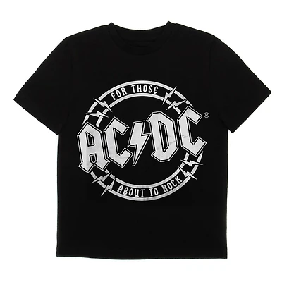 AC/DC T-shirt à manches courtes pour garçon en bas âge