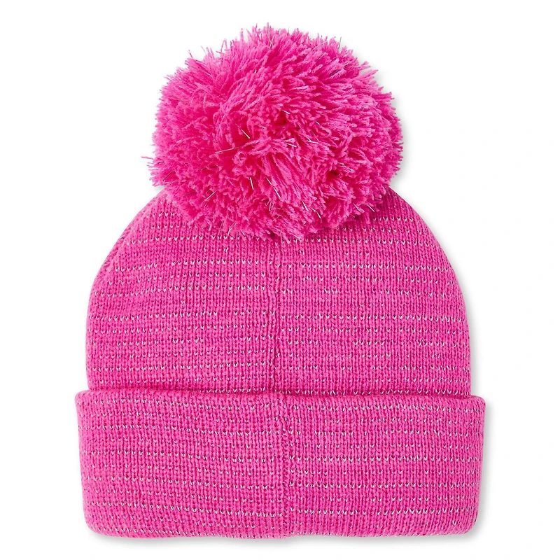 George Girls' Reflective Yarn Cuff Beanie