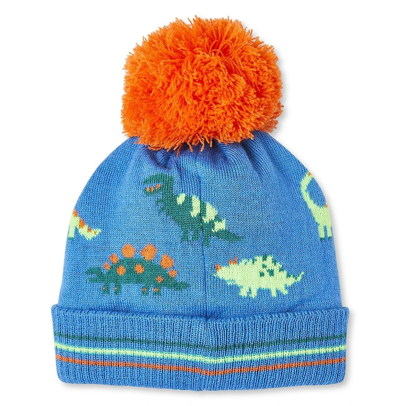 Tuque avec pompon et dinosaures George pour petits garçons