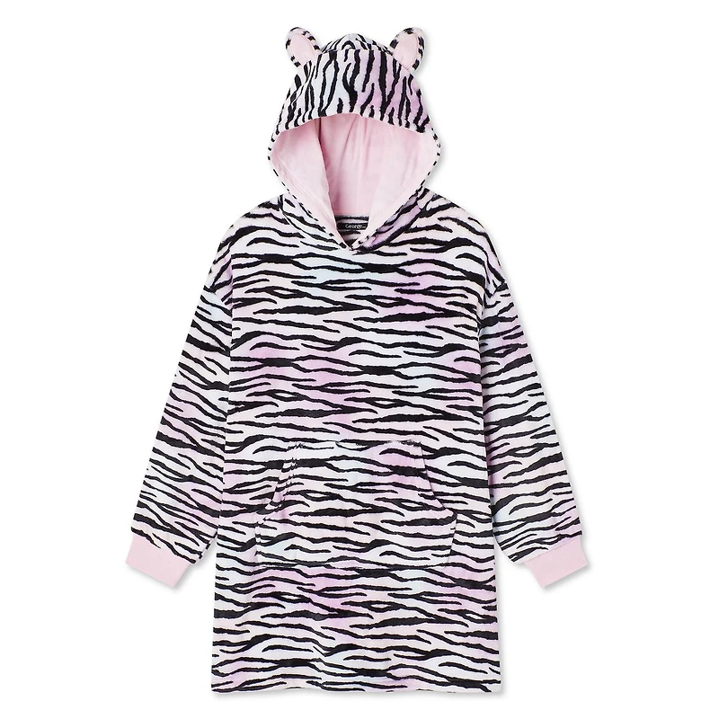 Haut à capuchon en tricot de peluche George pour filles