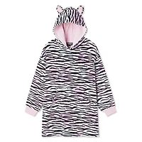 Haut à capuchon en tricot de peluche George pour filles