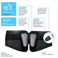 Precision Support Universal Fit Back Belt, Adjustable back belt
