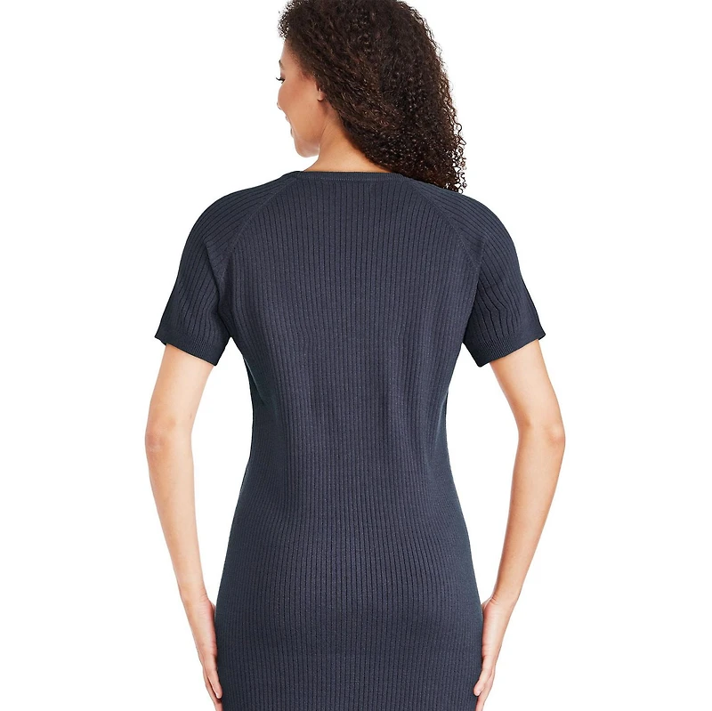 Robe côtelée George pour femmes