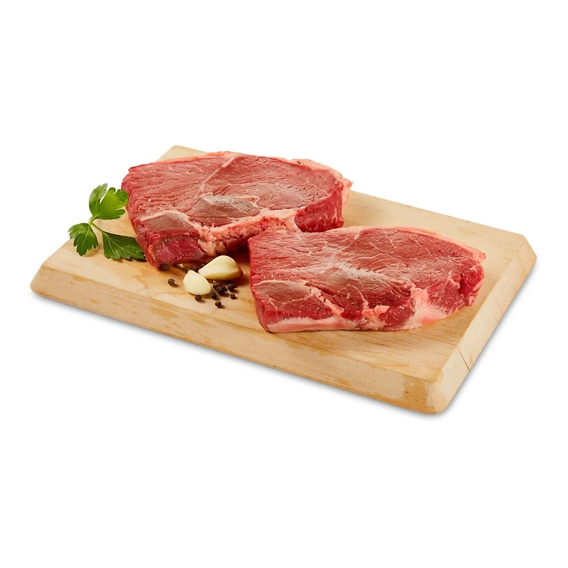 Bifteck de haut de surlonge sans culotte, Mon marché fraîcheur, 2-4 biftecks, Bœuf Angus AAA, 0.35 - 0.65 KG