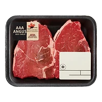 Bifteck de haut de surlonge sans culotte, Mon marché fraîcheur, 2-4 biftecks, Bœuf Angus AAA, 0.35 - 0.65 KG
