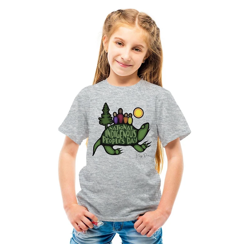Indigenous Proud Turtle Kids Tee, Sizes: S-XXL