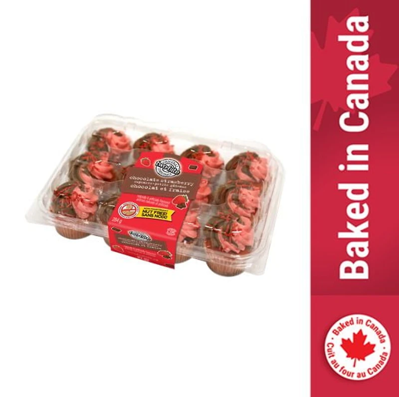 Two-bite Petits gâteaux chocolat et fraise 12pk