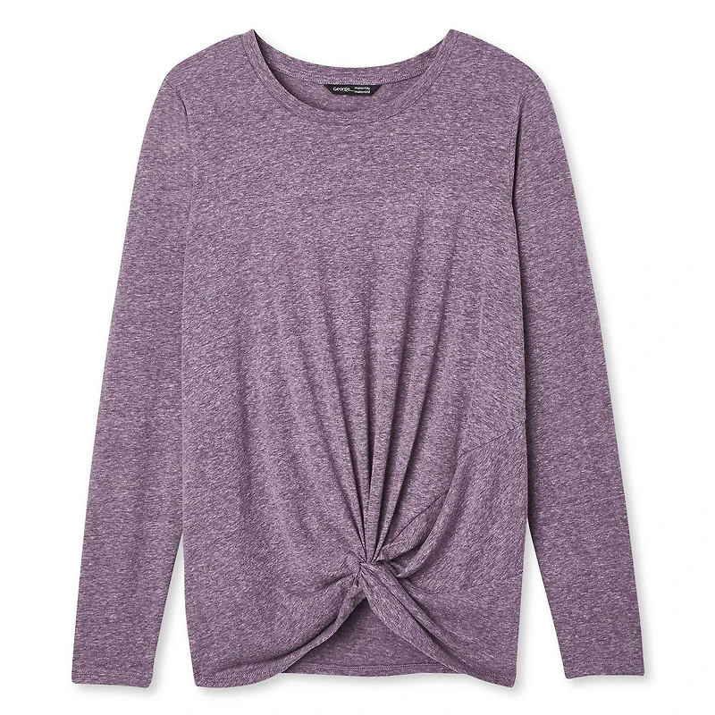 George Maternity Twist Knot-Front Tee