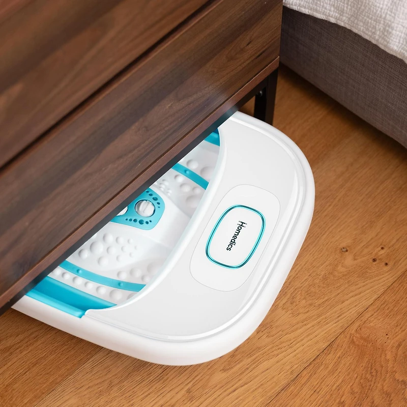 Easy Store Bubble Bliss Footbath, Collapsible Foot Spa