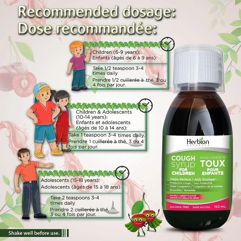 HERBION IVY LEAF COUGH SYRUP 150ML