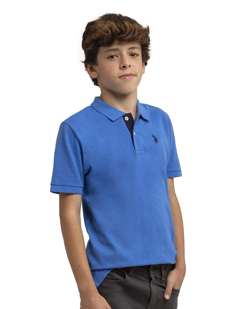 U.S. Polo Assn. Boy's Short Sleeve Shirt, Shirt