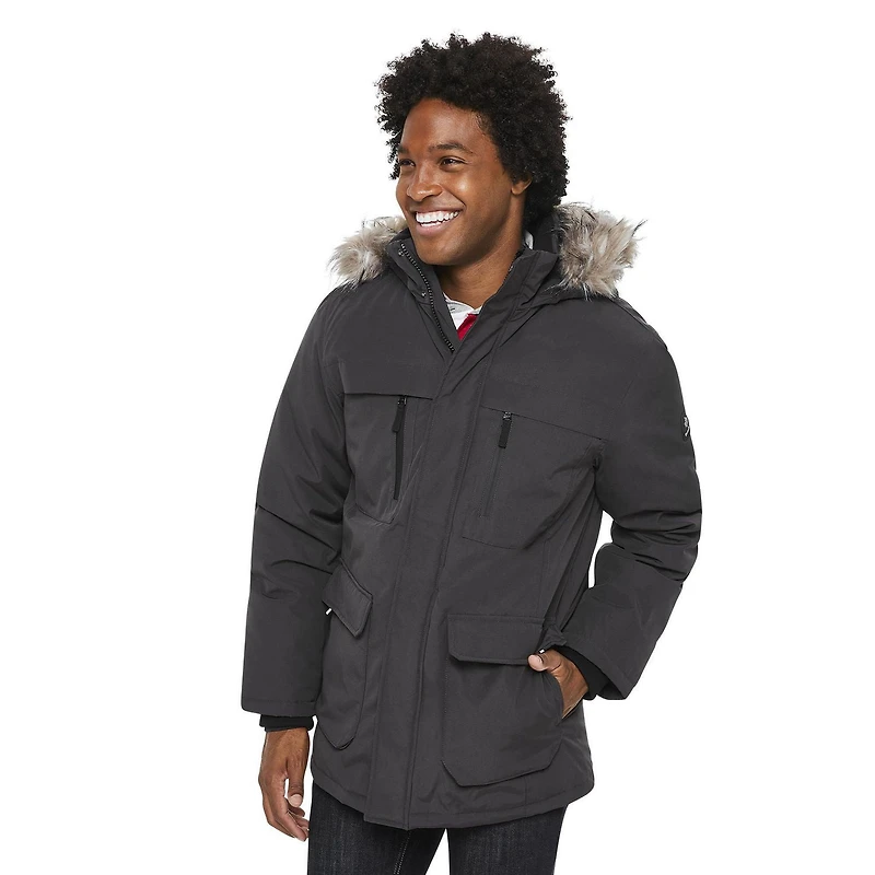 Parka à capuchon Canadiana pour hommes