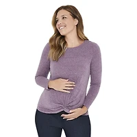 T-shirt avec nœud torsadé à l’avant George Maternit